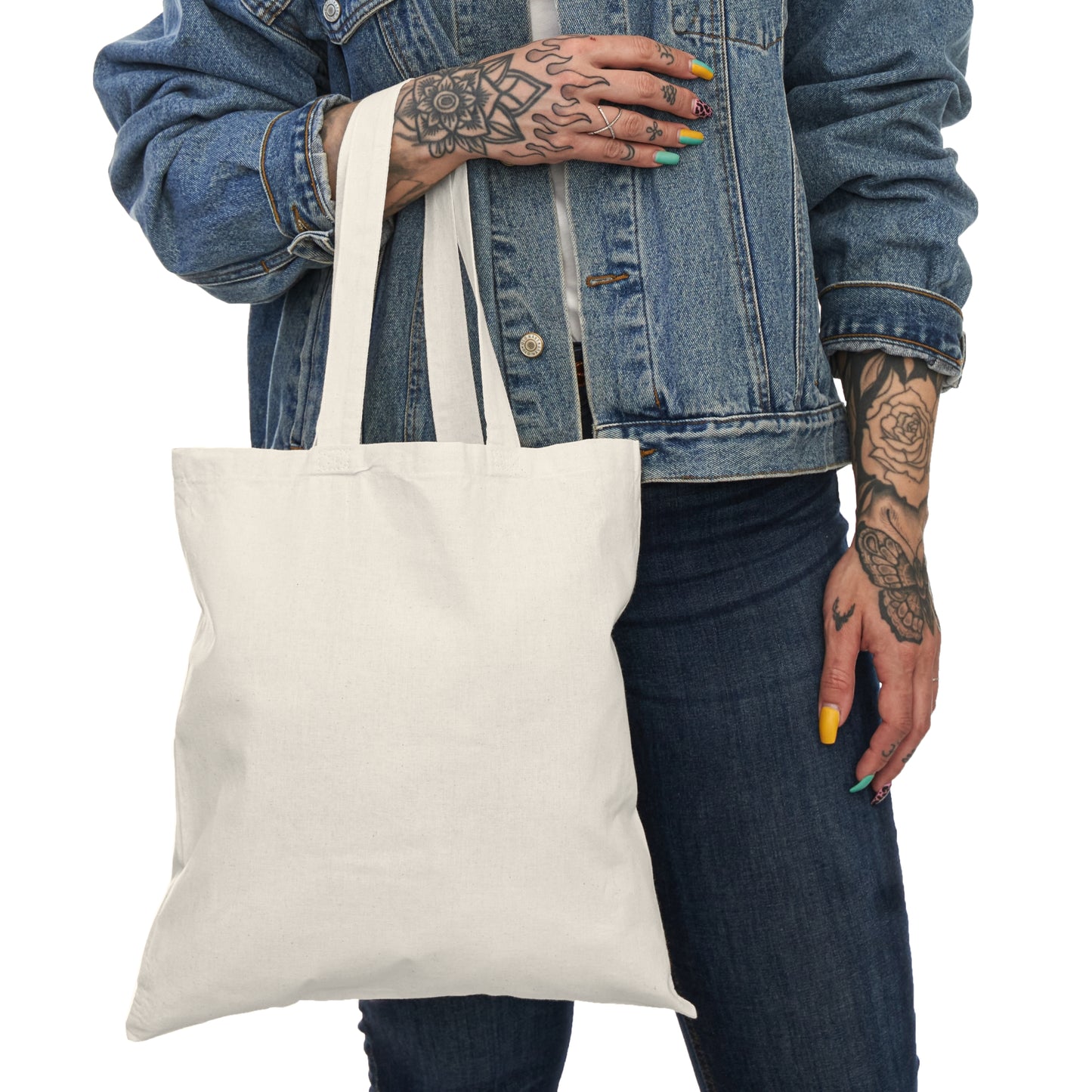 Confidence Starts Within Canvas Tote — Inspirational Quote Natural Tote Bag
