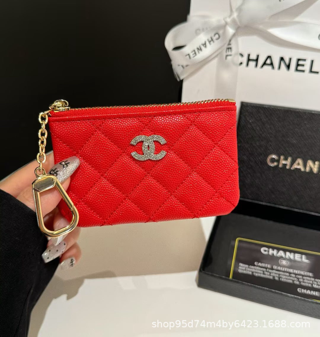 European and American fashion brand Lingge card bag, coin purse, big key storage bag, luxury small item storage bag, small fragrance