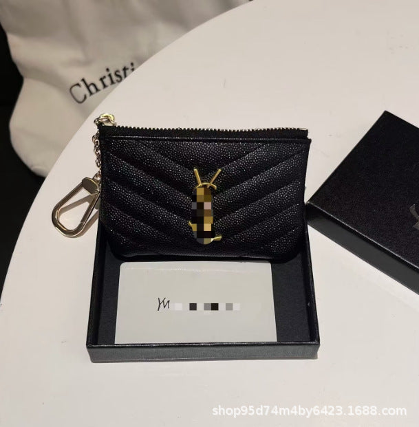 European and American fashion brand Lingge card bag, coin purse, big key storage bag, luxury small item storage bag, small fragrance
