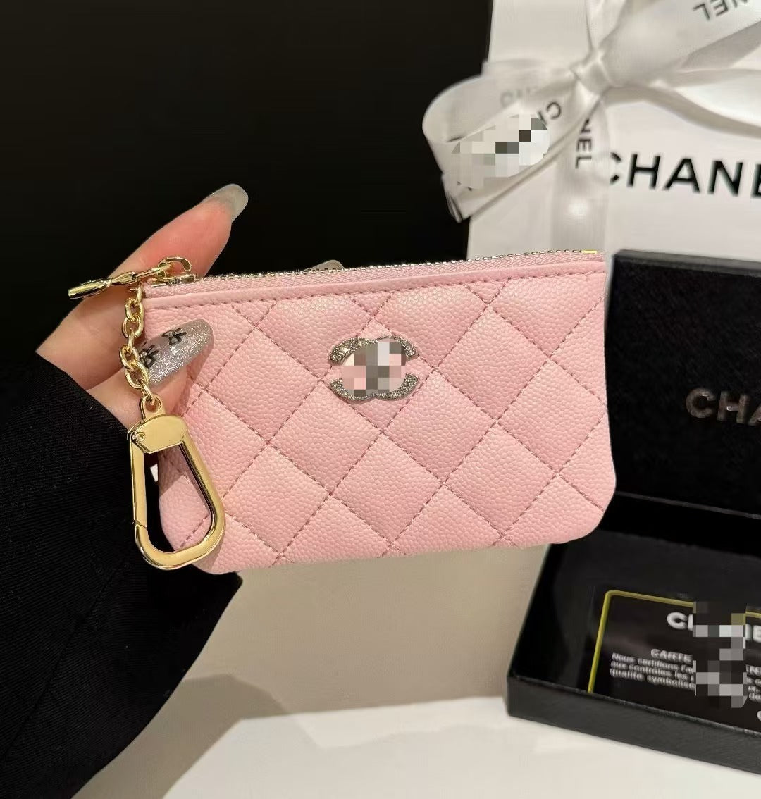 European and American fashion brand Lingge card bag, coin purse, big key storage bag, luxury small item storage bag, small fragrance