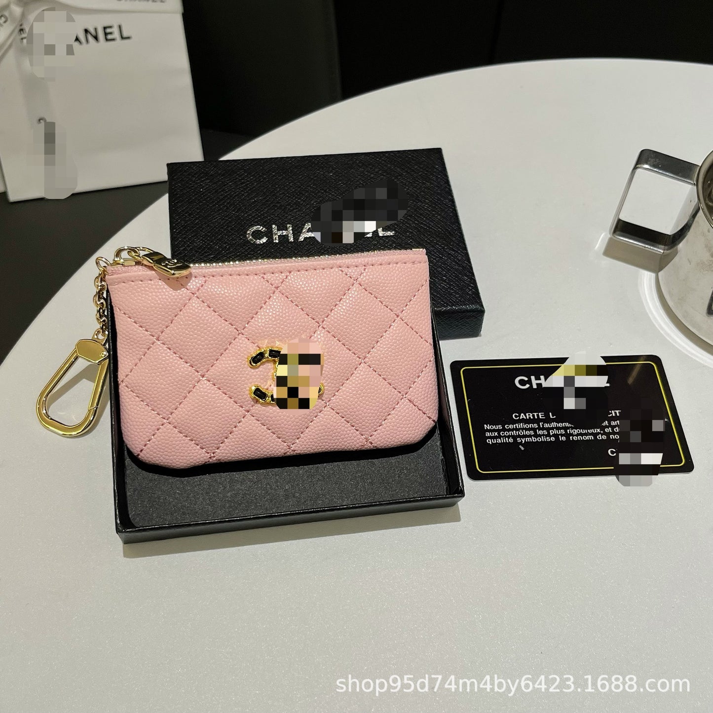 European and American fashion brand Lingge card bag, coin purse, big key storage bag, luxury small item storage bag, small fragrance