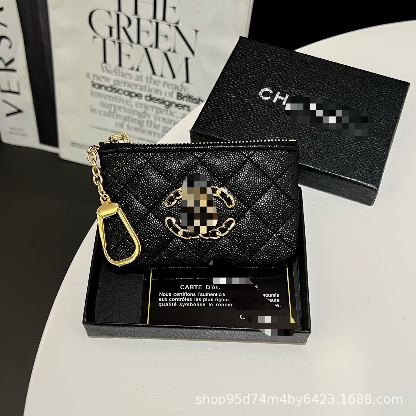 European and American fashion brand Lingge card bag, coin purse, big key storage bag, luxury small item storage bag, small fragrance
