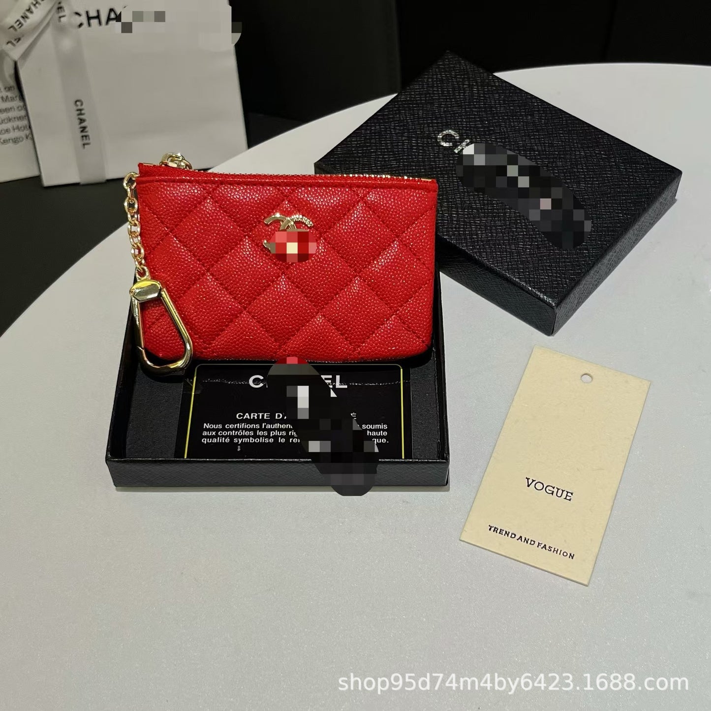 European and American fashion brand Lingge card bag, coin purse, big key storage bag, luxury small item storage bag, small fragrance