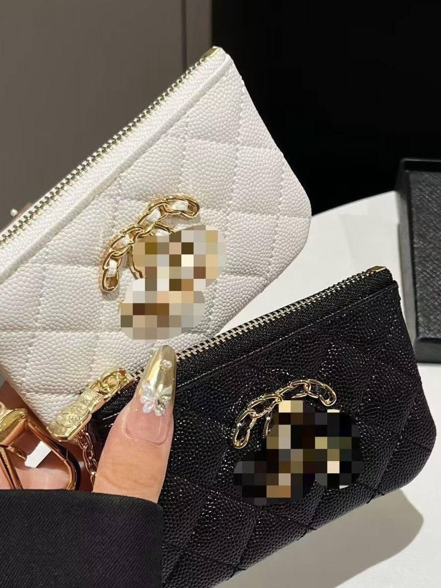 European and American fashion brand Lingge card bag, coin purse, big key storage bag, luxury small item storage bag, small fragrance