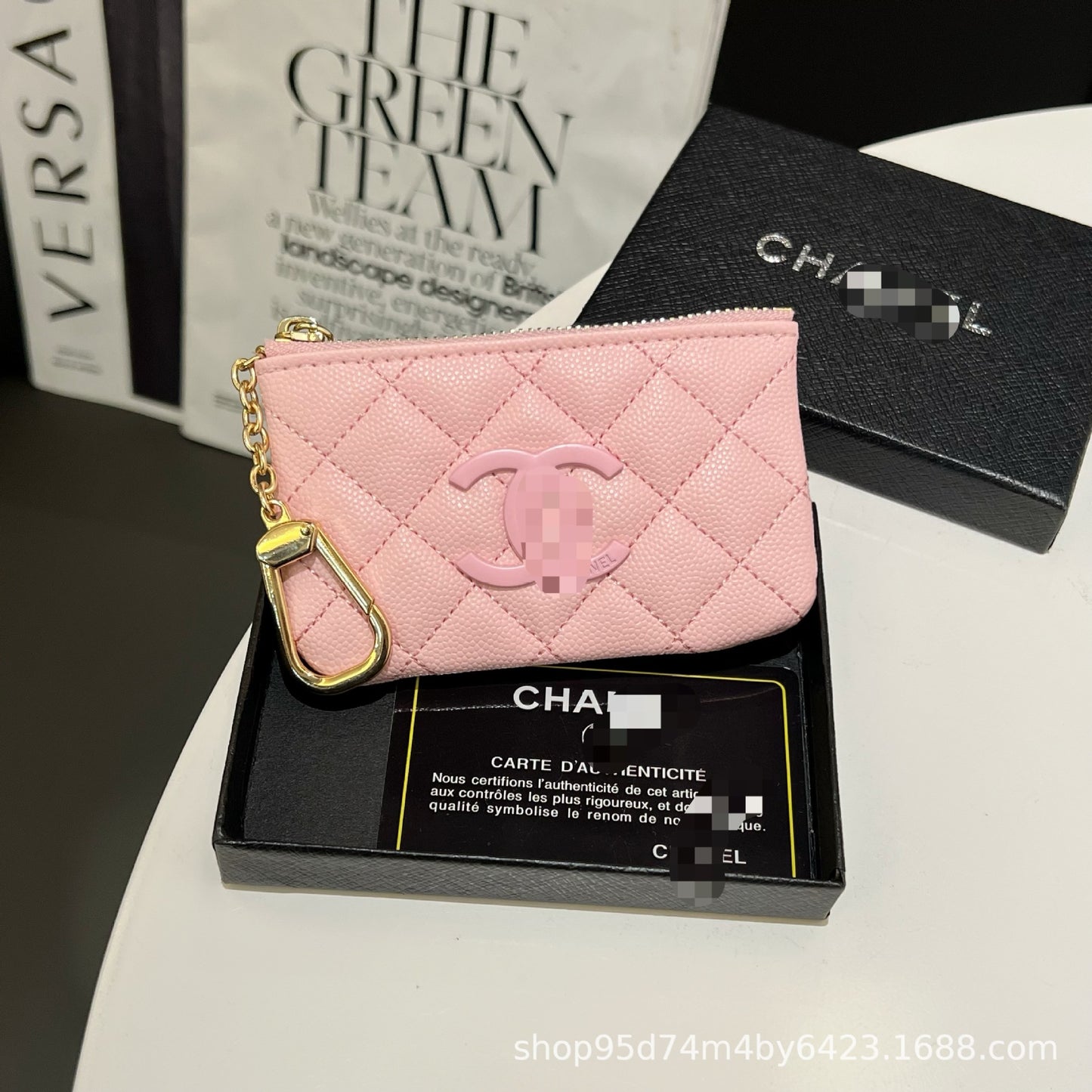 European and American fashion brand Lingge card bag, coin purse, big key storage bag, luxury small item storage bag, small fragrance