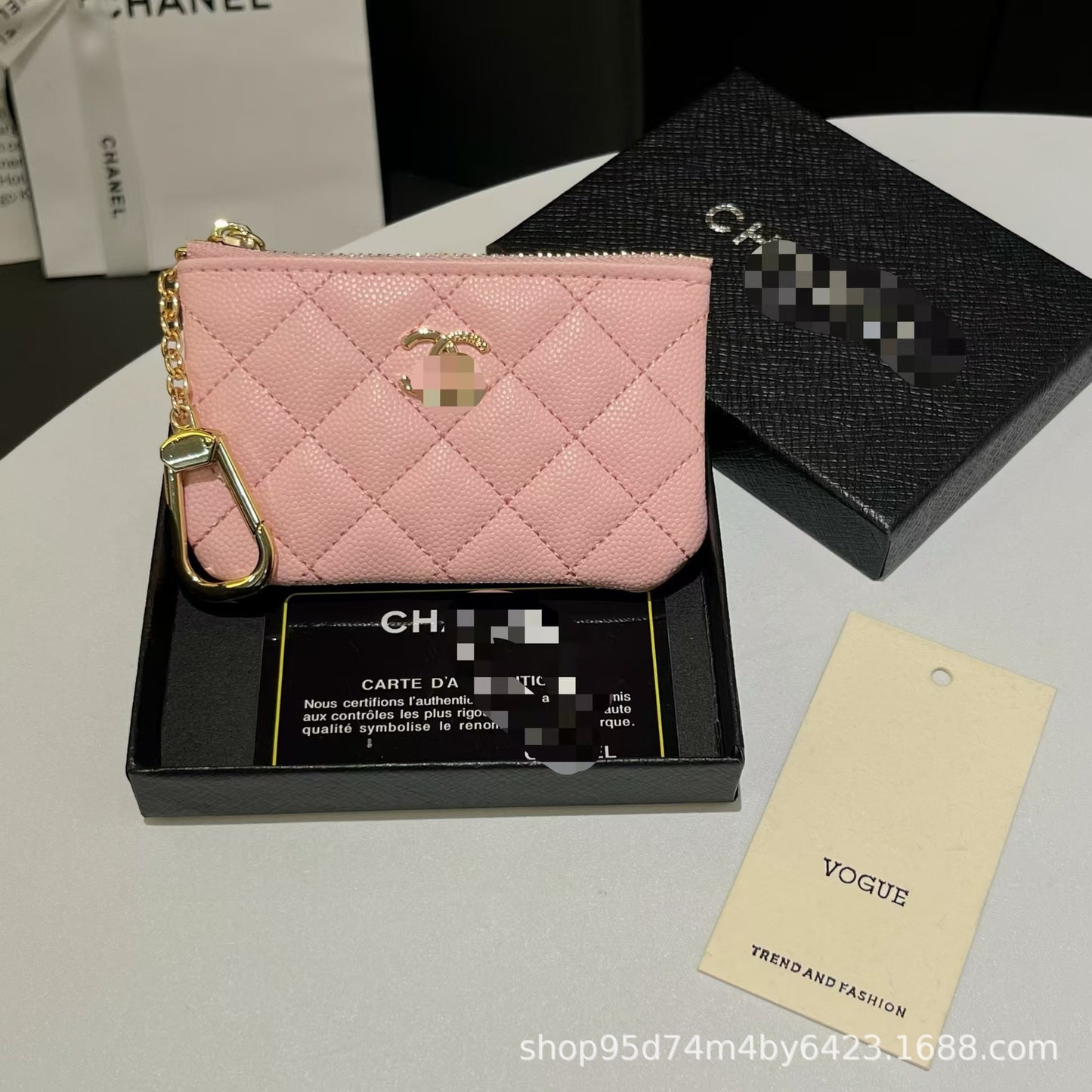 European and American fashion brand Lingge card bag, coin purse, big key storage bag, luxury small item storage bag, small fragrance