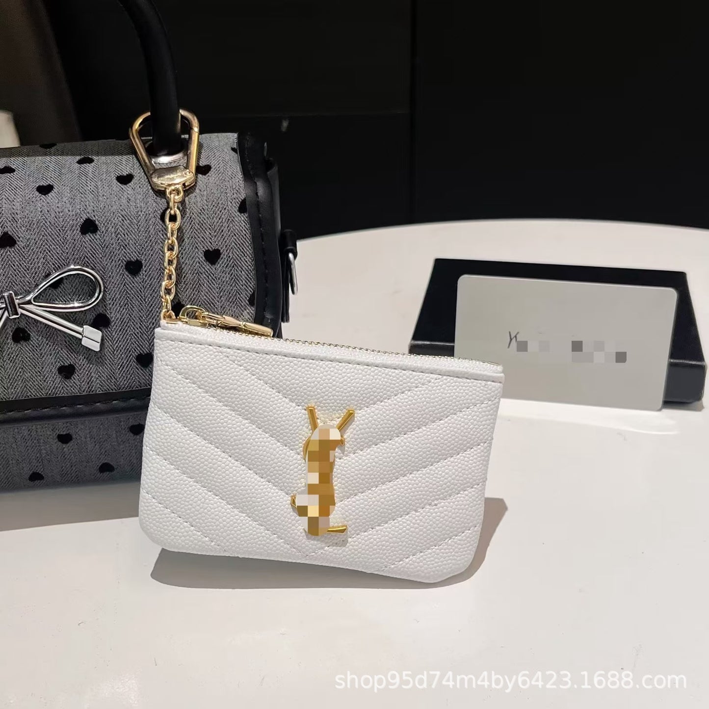 European and American fashion brand Lingge card bag, coin purse, big key storage bag, luxury small item storage bag, small fragrance