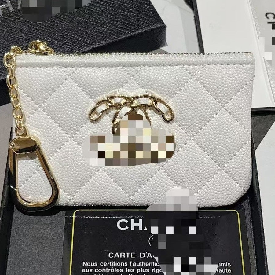 European and American fashion brand Lingge card bag, coin purse, big key storage bag, luxury small item storage bag, small fragrance